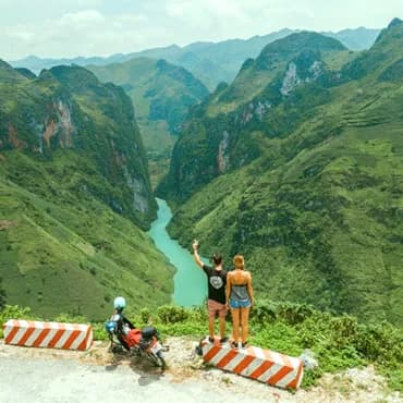 Village street in Ha Giang